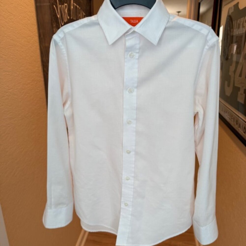 Tallia Boys White Long Sleeve Shirt
